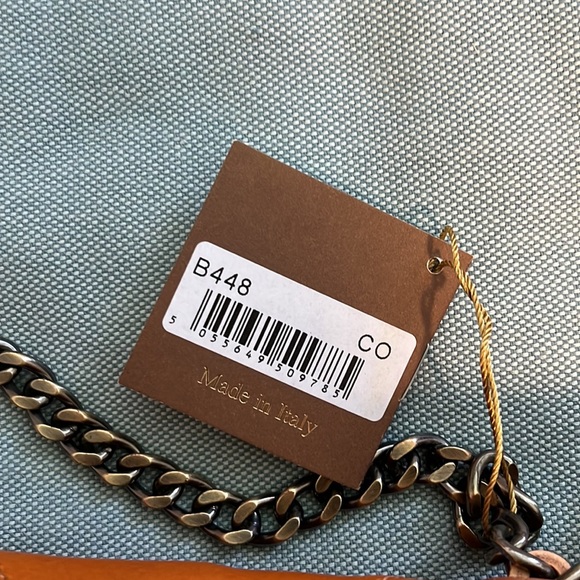 PRATESI Quilted Leather Chain Crossbody Handbag Purse MADE IN ITALY *NWT* - Picture 12 of 13